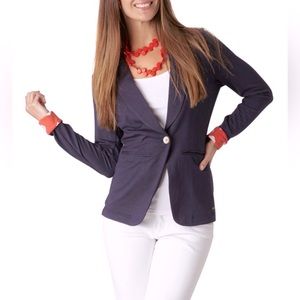 Hatley Cuffed Blazer - Navy, small